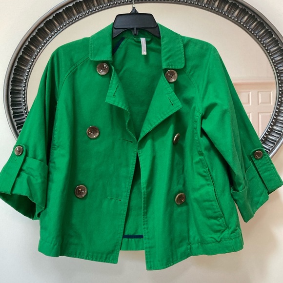 Old Navy Cotton Green Jacket Size Small - Picture 8 of 10